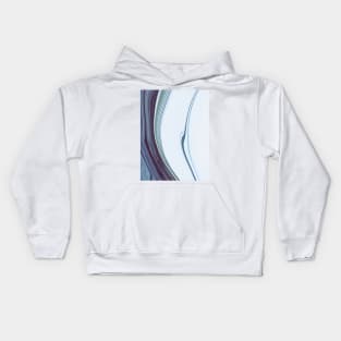 Inside a Breaking Wave Kids Hoodie